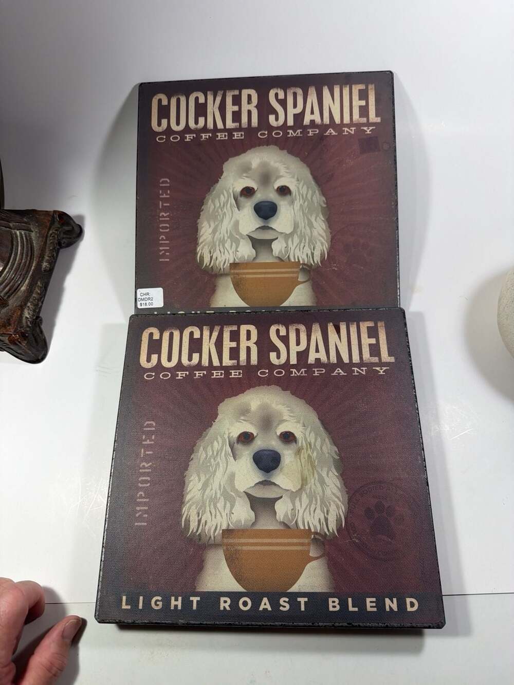 Cocker Spaniel Coffee Company Light Roast Blend Canvas Wall Art by Stephen Fowle